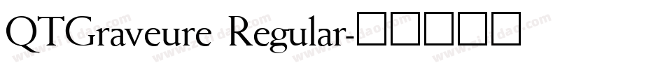 QTGraveure Regular字体转换